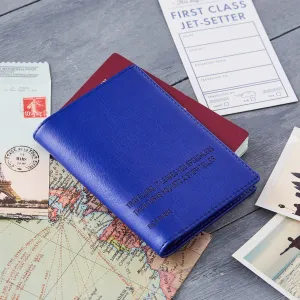 Personalised Travel Quote Passport Cover