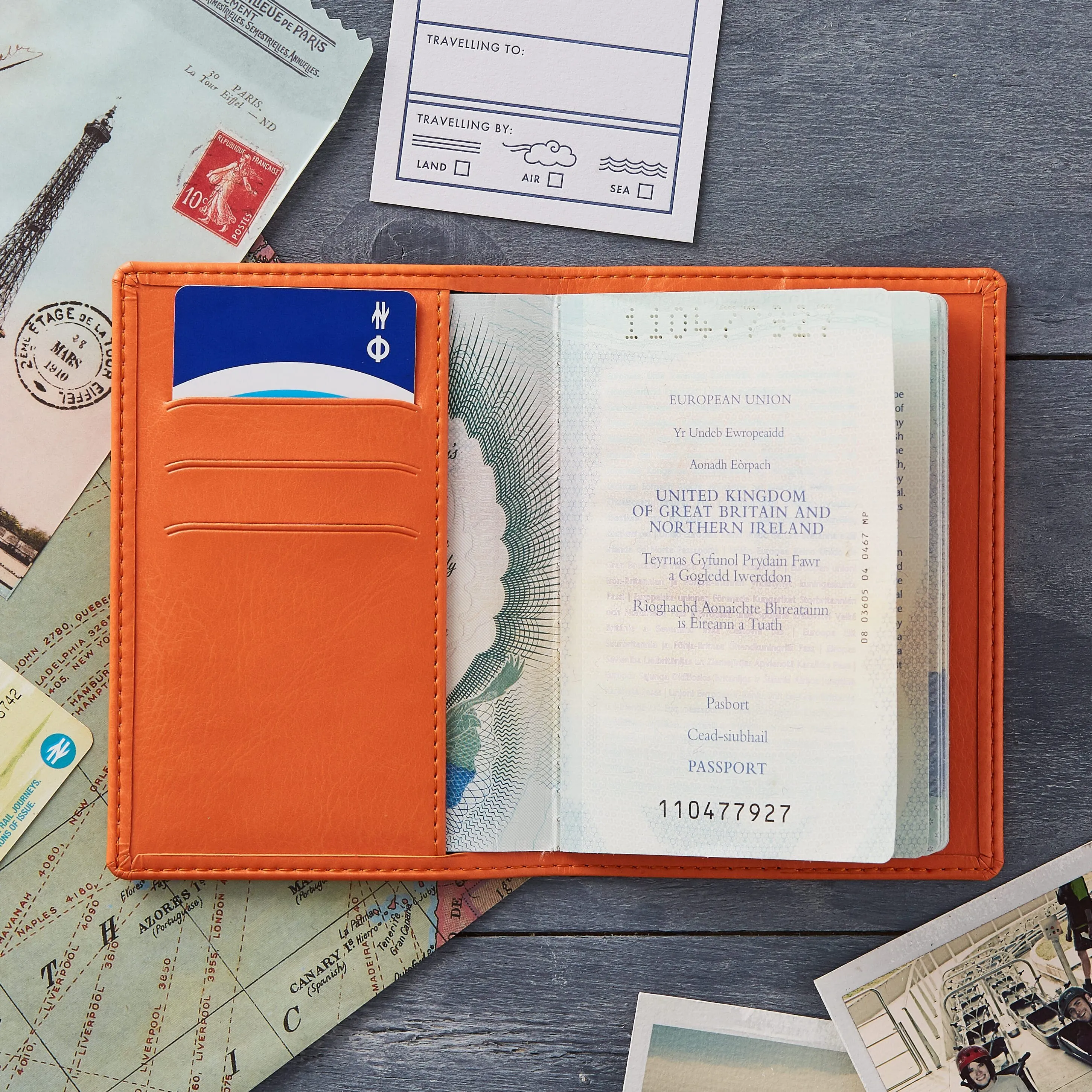 Personalised Travel Quote Passport Cover