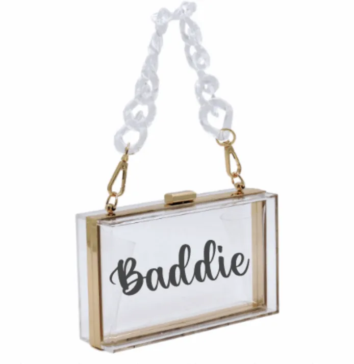Personalized Acrylic Clutch