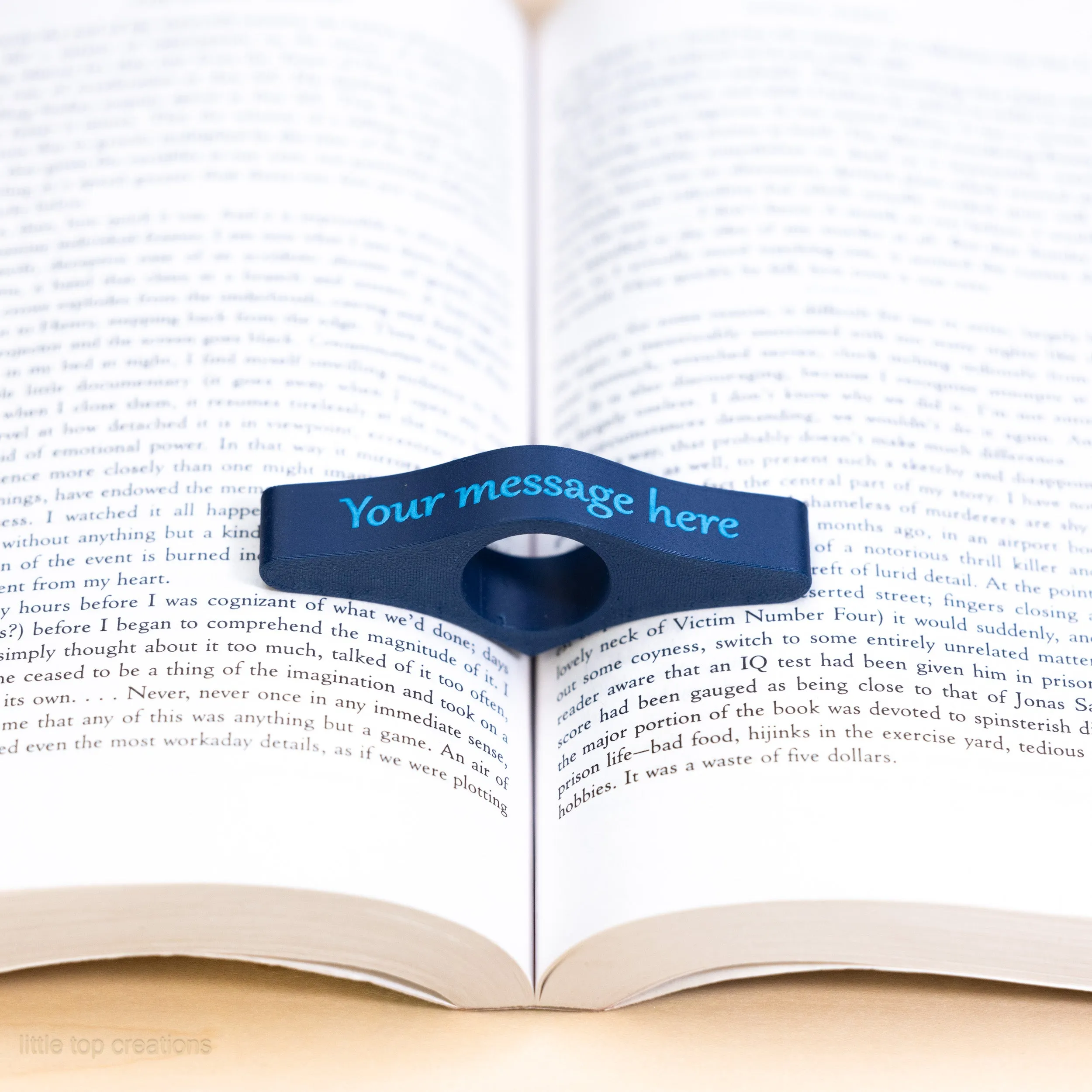 Personalized Book Page Holder