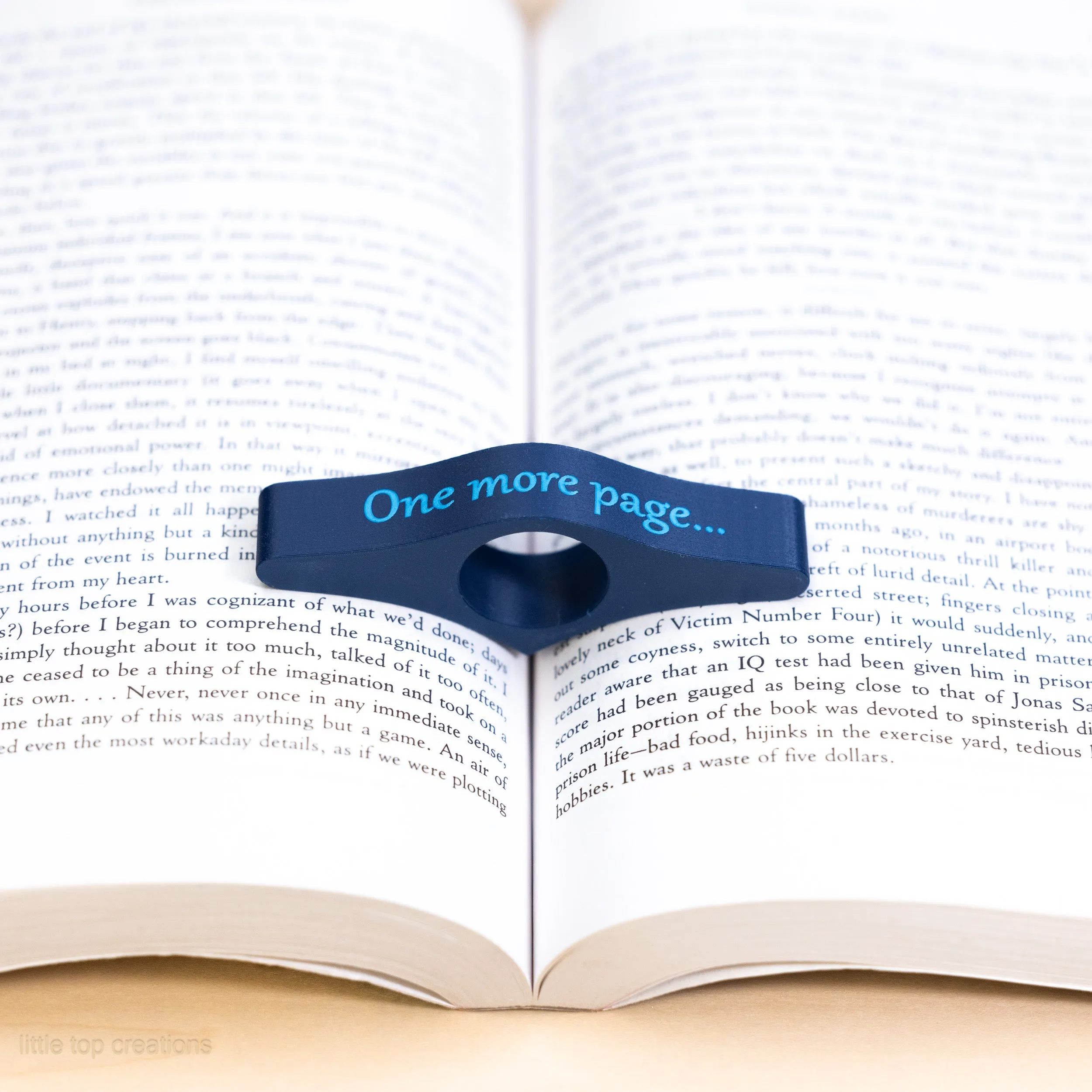 Personalized Book Page Holder