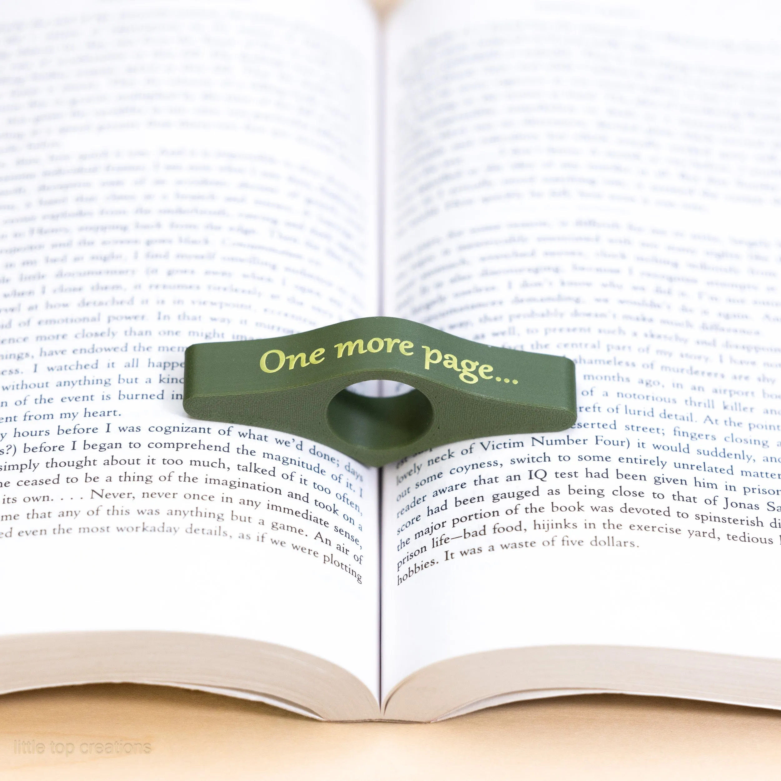 Personalized Book Page Holder