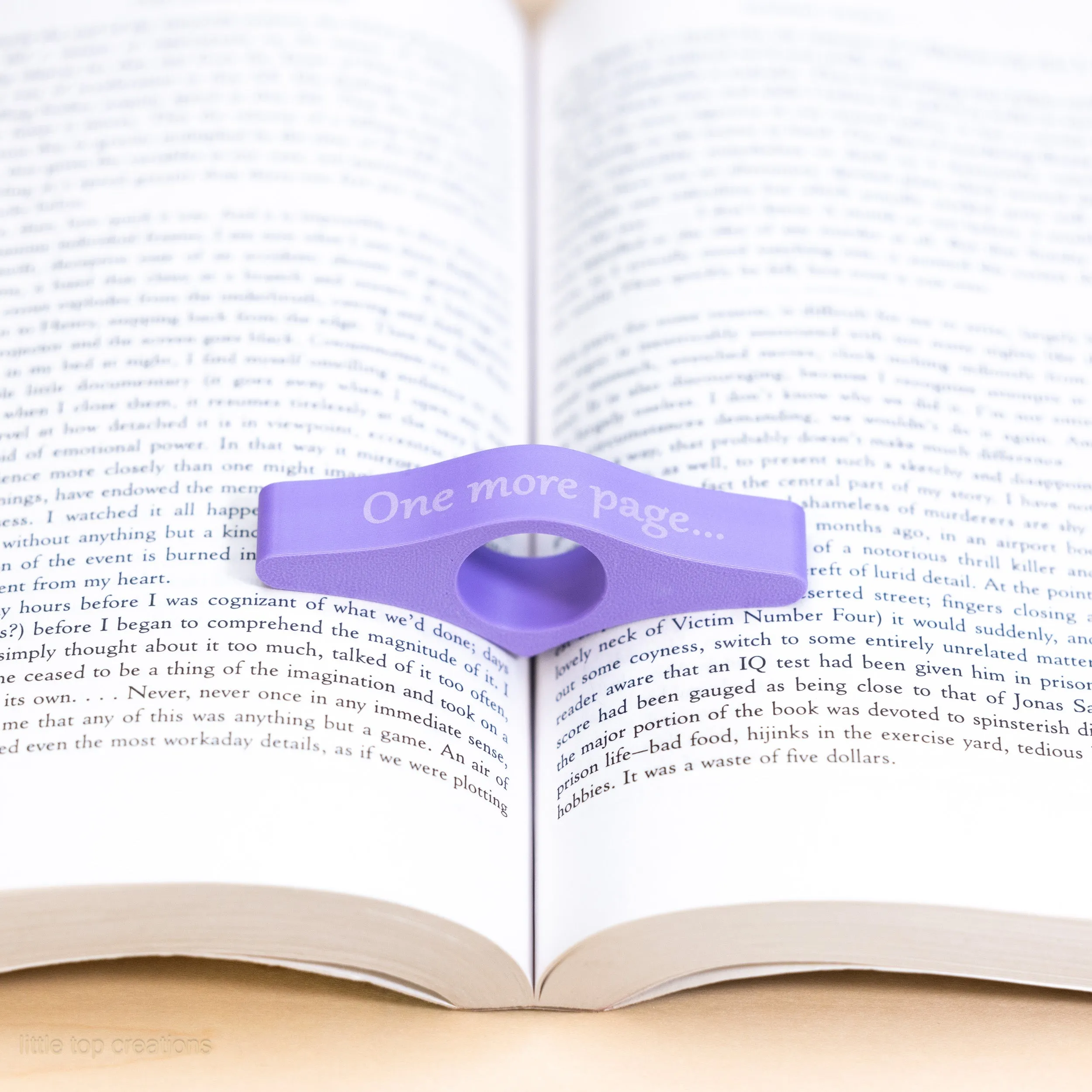Personalized Book Page Holder