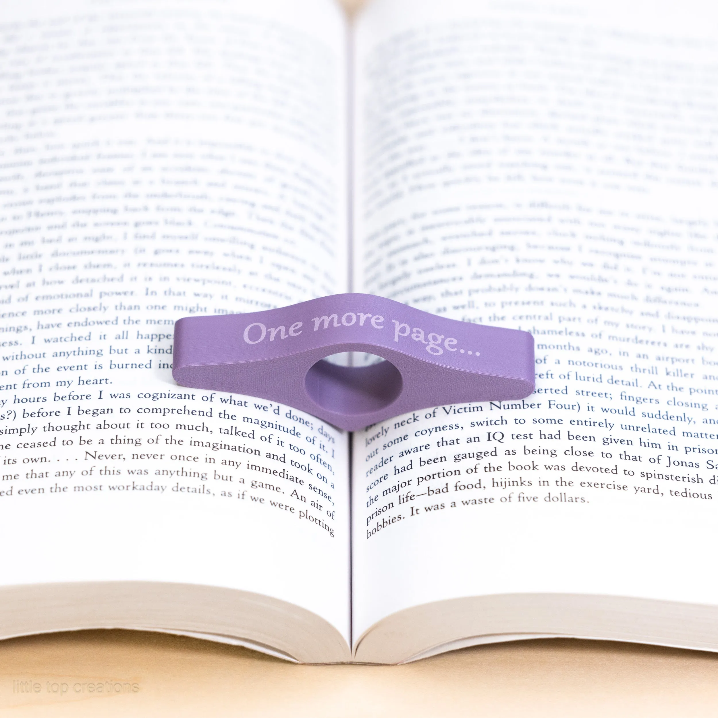 Personalized Book Page Holder
