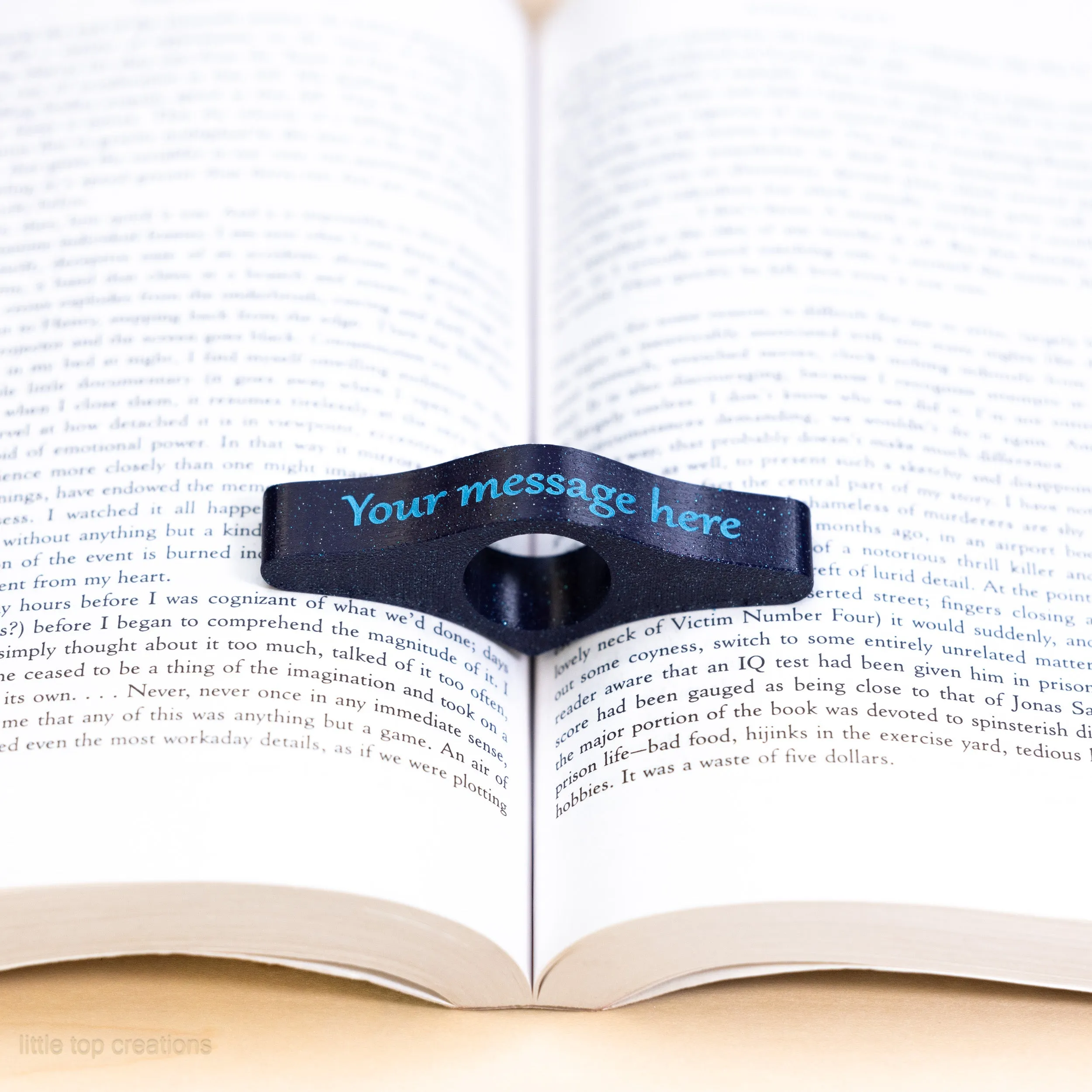 Personalized Book Page Holder
