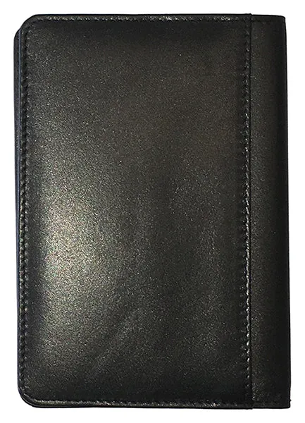 Personalized Monogrammed Leather RFID Passport Cover Holder and Luggage Tag