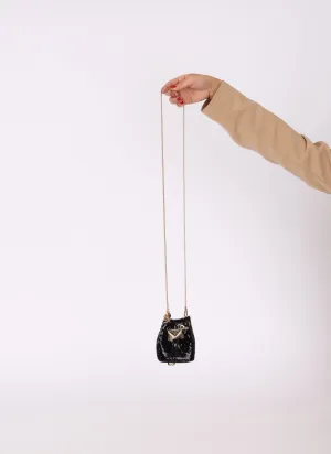 Prada Sequin Micro Bucket Bag