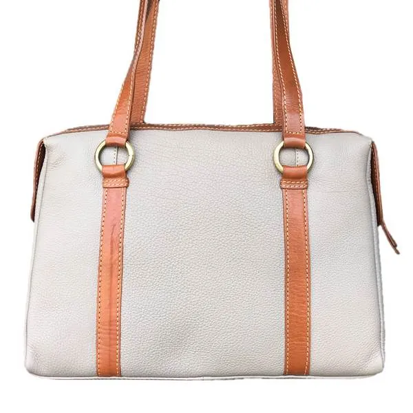 Prelude Taupe Twin Handle Zip Top Handbag