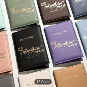 Protective ID, Credit Card. Passport Holder with Flight Ticket Clip
