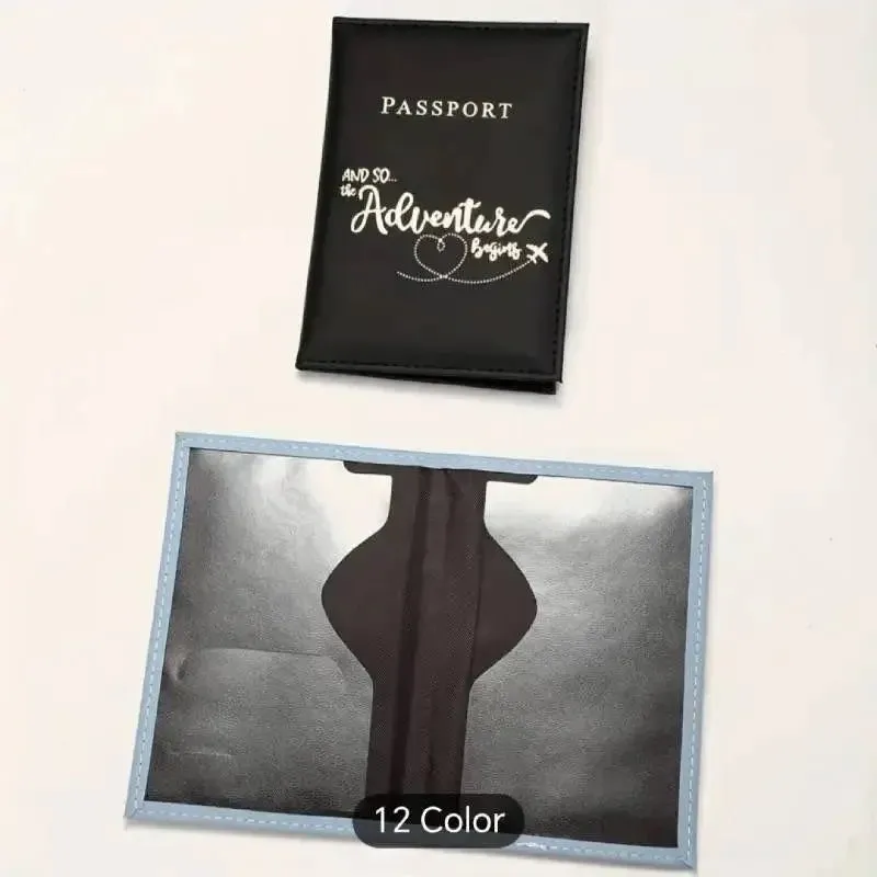 Protective ID, Credit Card. Passport Holder with Flight Ticket Clip