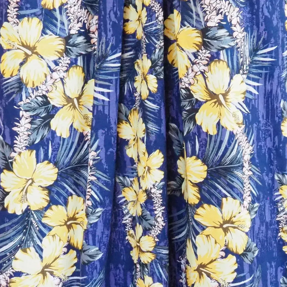 Purple Flourish Long Ruffle Hawaiian Muumuu Dress
