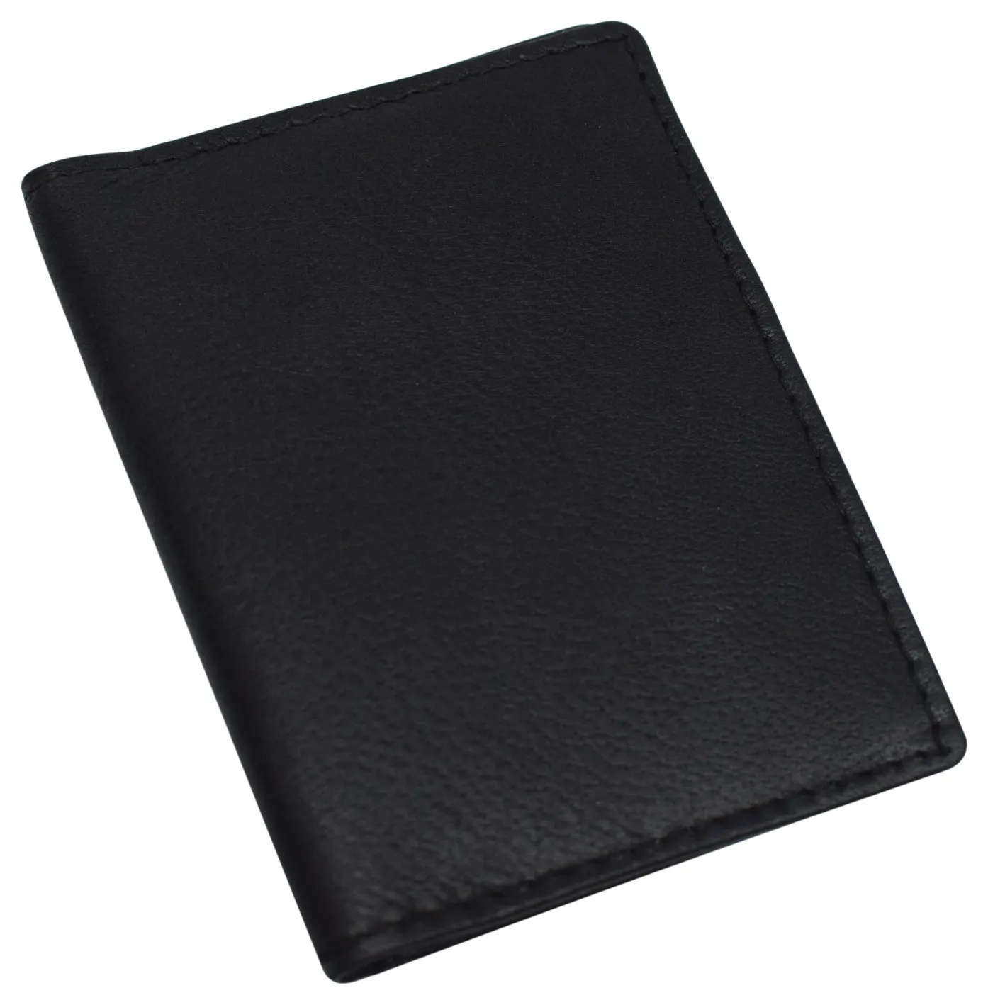 RFID Blocking Slim Thin Leather Credit Card Triple ID Window Mini Wallet Bifold Driver License Safe