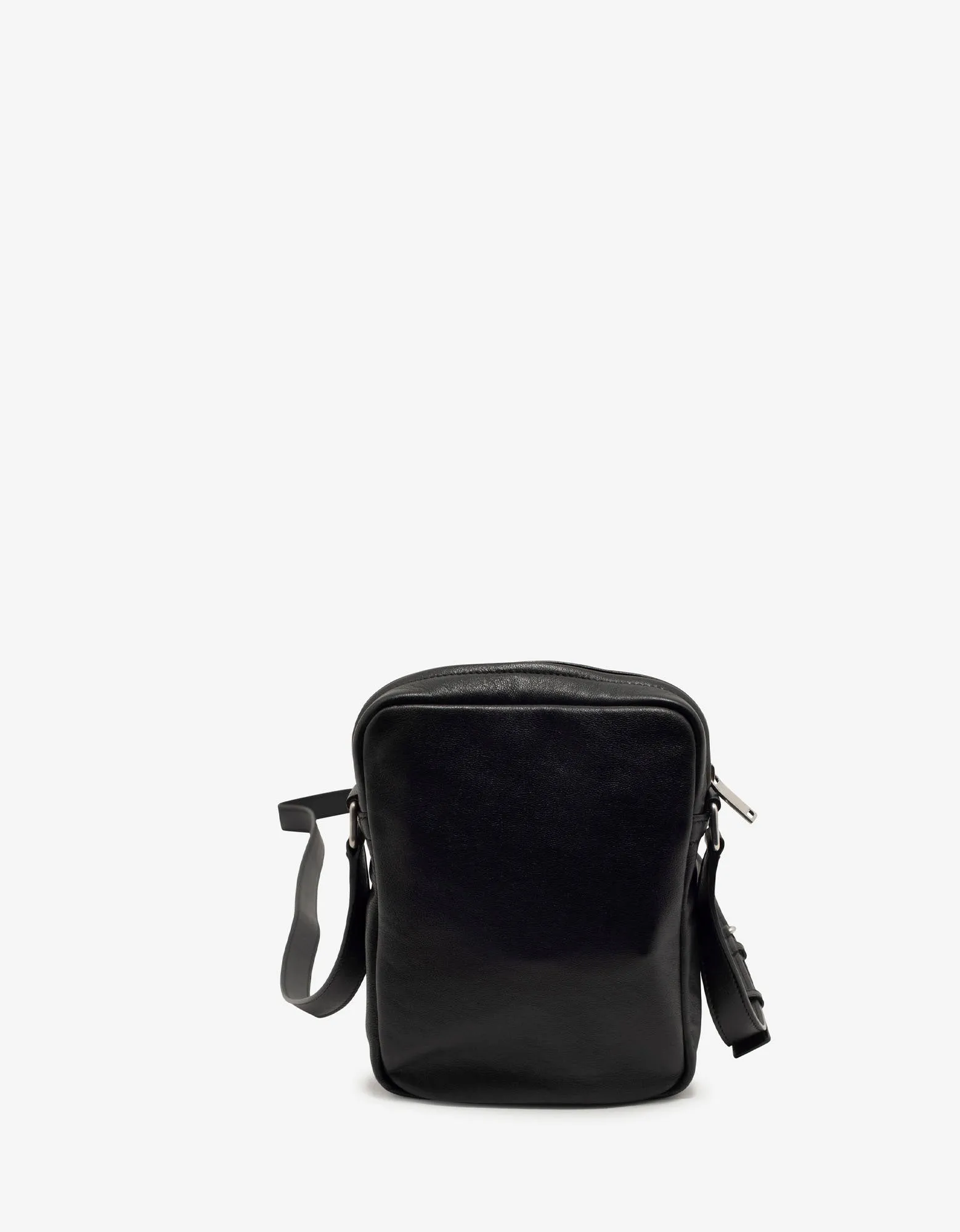Saint Laurent Black Leather Brad Pouch
