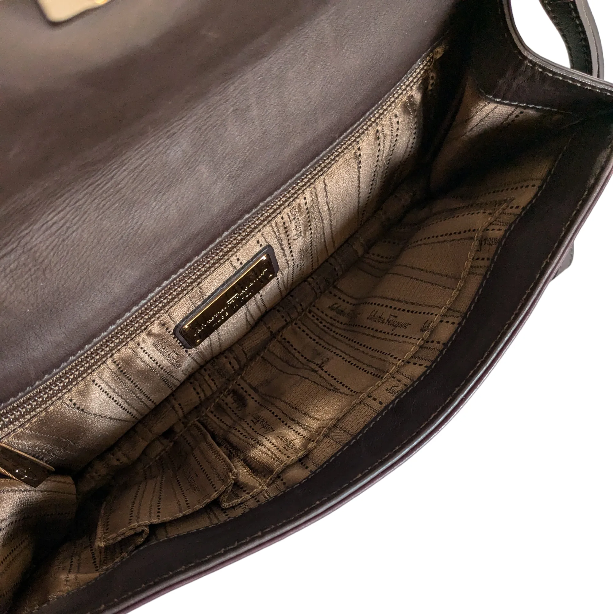 Salvatore Ferragamo Vintage Leather Clutch