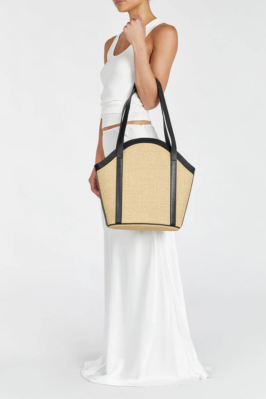 SANCIA THE DEMMIA BAG RAFFIA