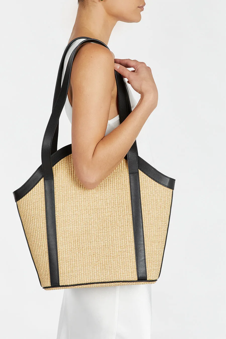SANCIA THE DEMMIA BAG RAFFIA