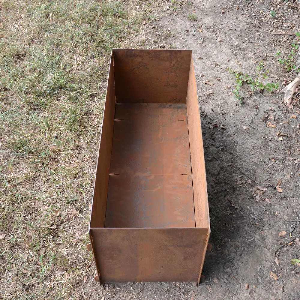 Scratch and Dent - Corten Steel Planter Box | 39" x 15" x 16" - FINAL SALE