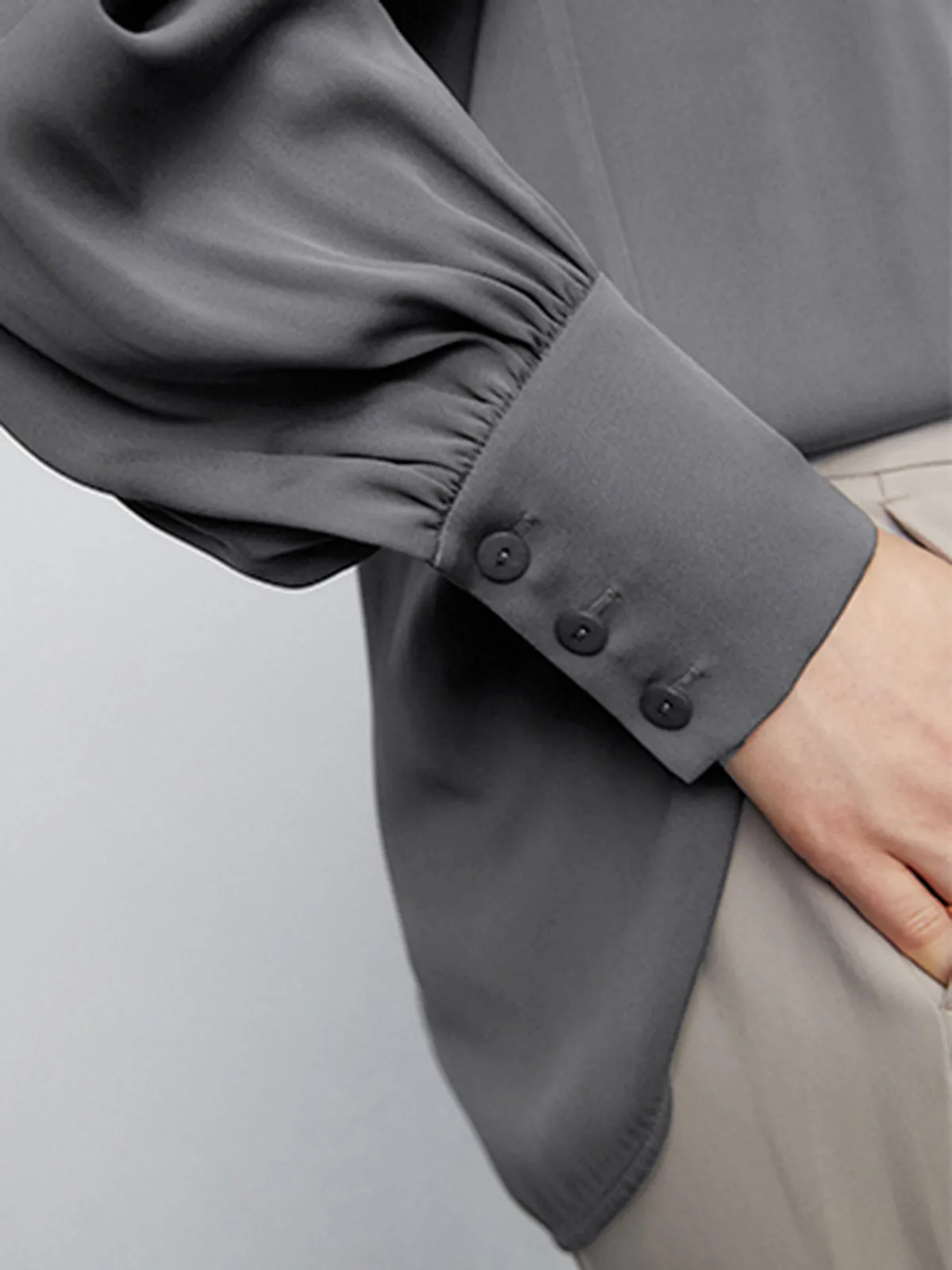 Serving Wonders Graceful Satin Shirt