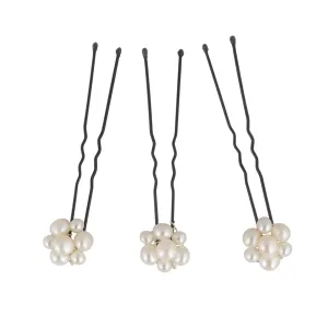 Set of Pearl Spring Wedding Hair Pins