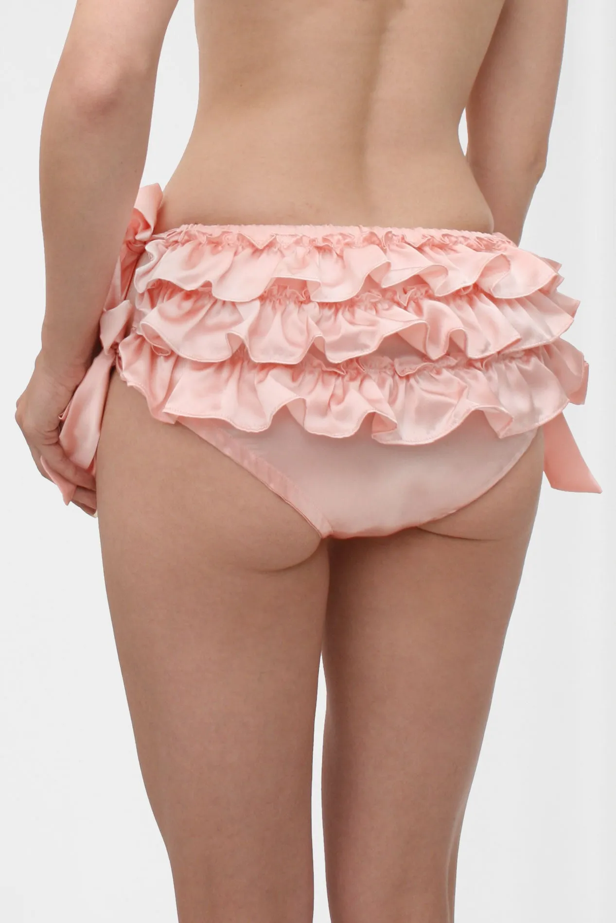 Silk ruffled panties