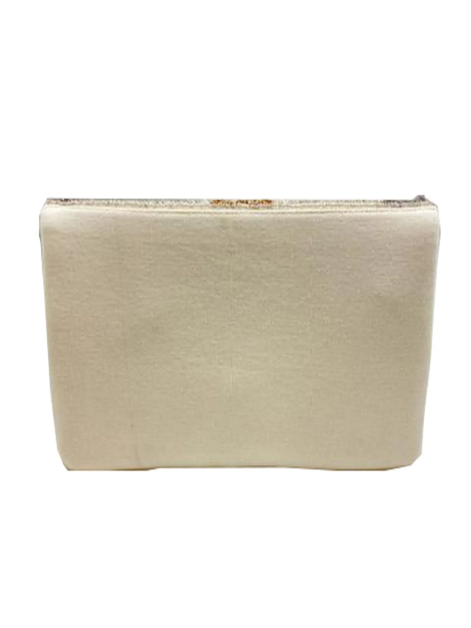 Silver Stars Beaded Clutch