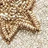 Silver Stars Beaded Clutch