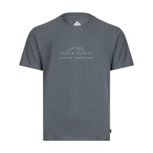 Skis and Hearts Fundraiser Cotton Tee