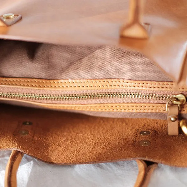 Small Womens Leather Crossbody Tote Brown Leather Handbag For Women