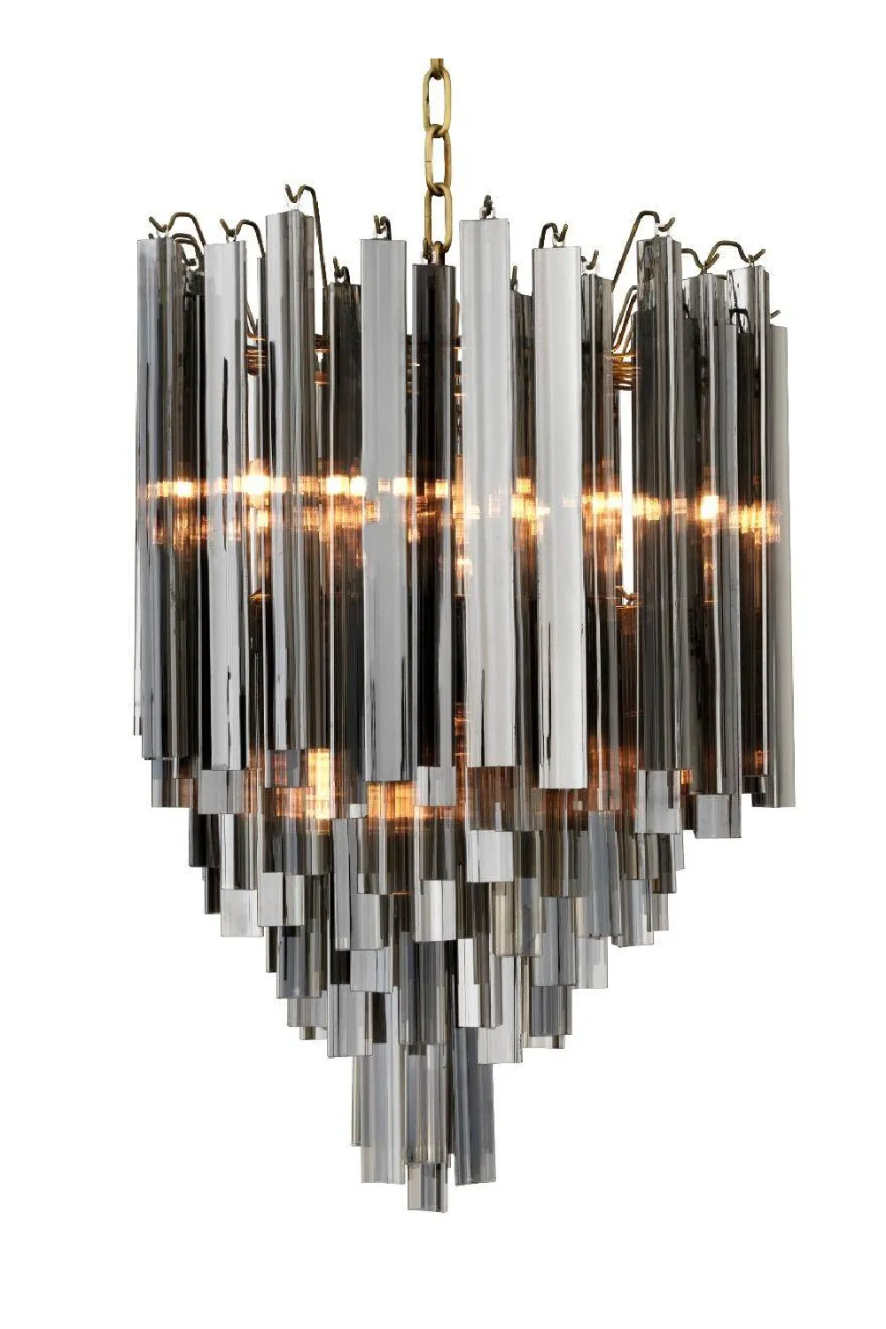 Smoked Glass Chandelier | Eichholtz Salerno