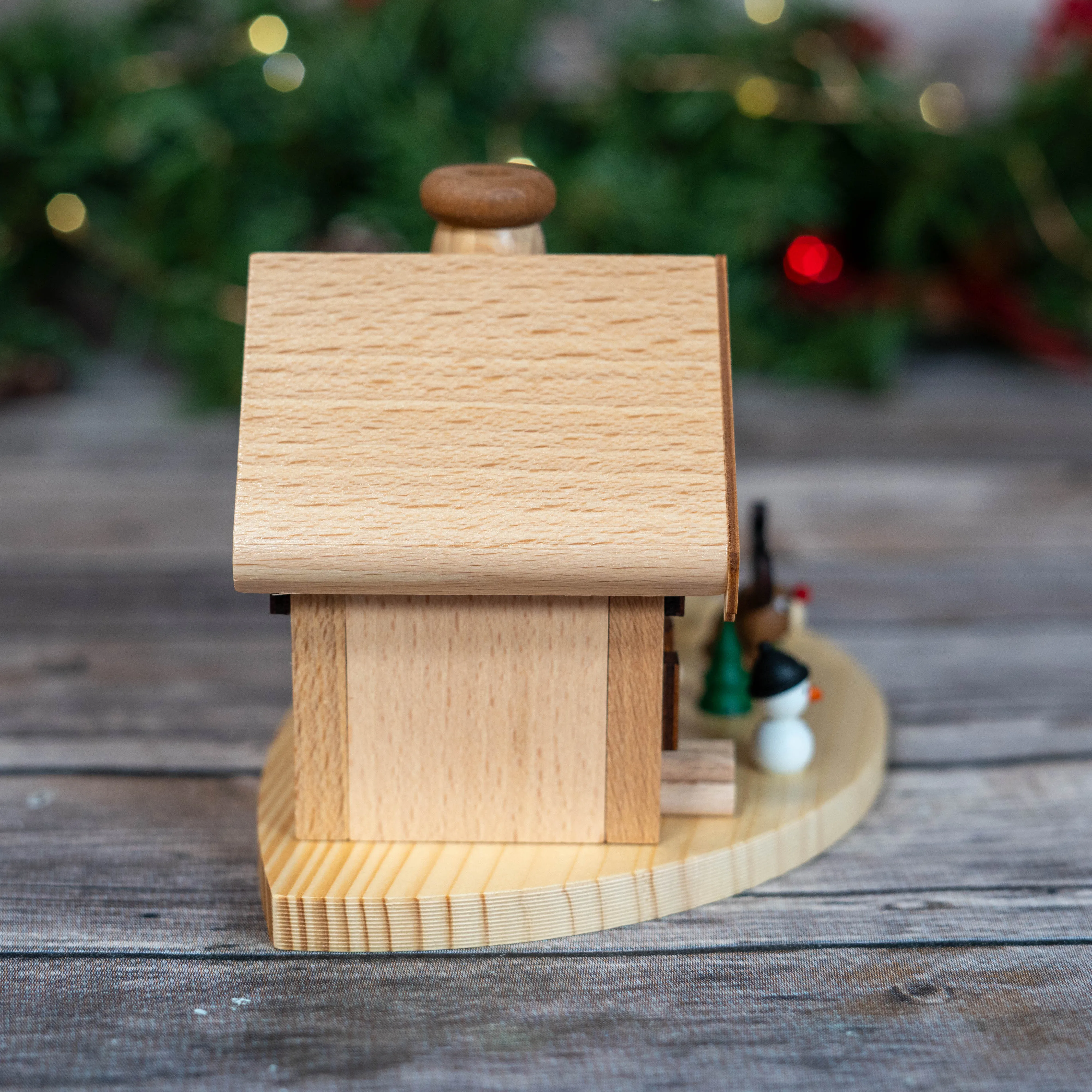 Smoker-Christmas Icicle House w/ Tea Light
