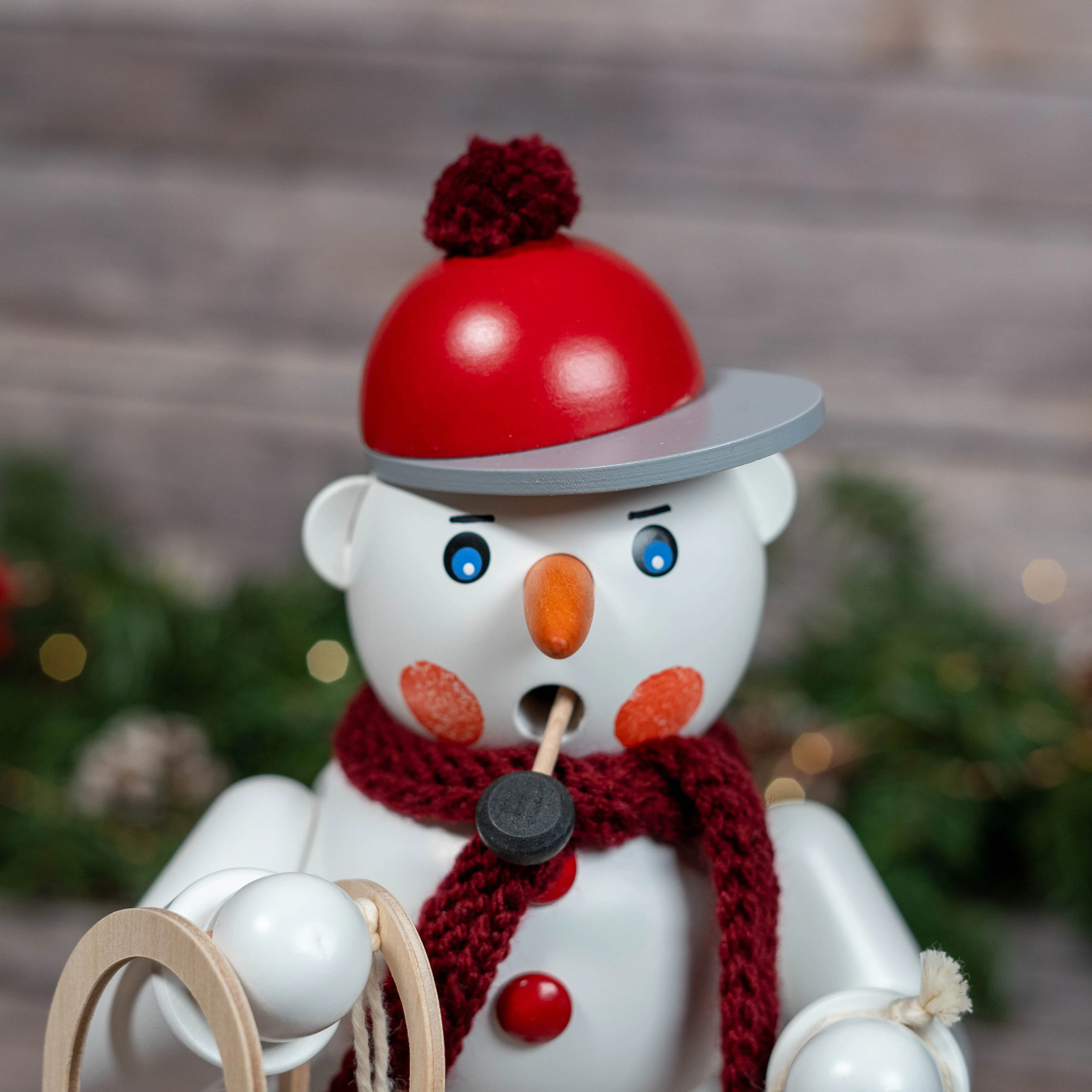 Smoker - Large Snowman with Sled