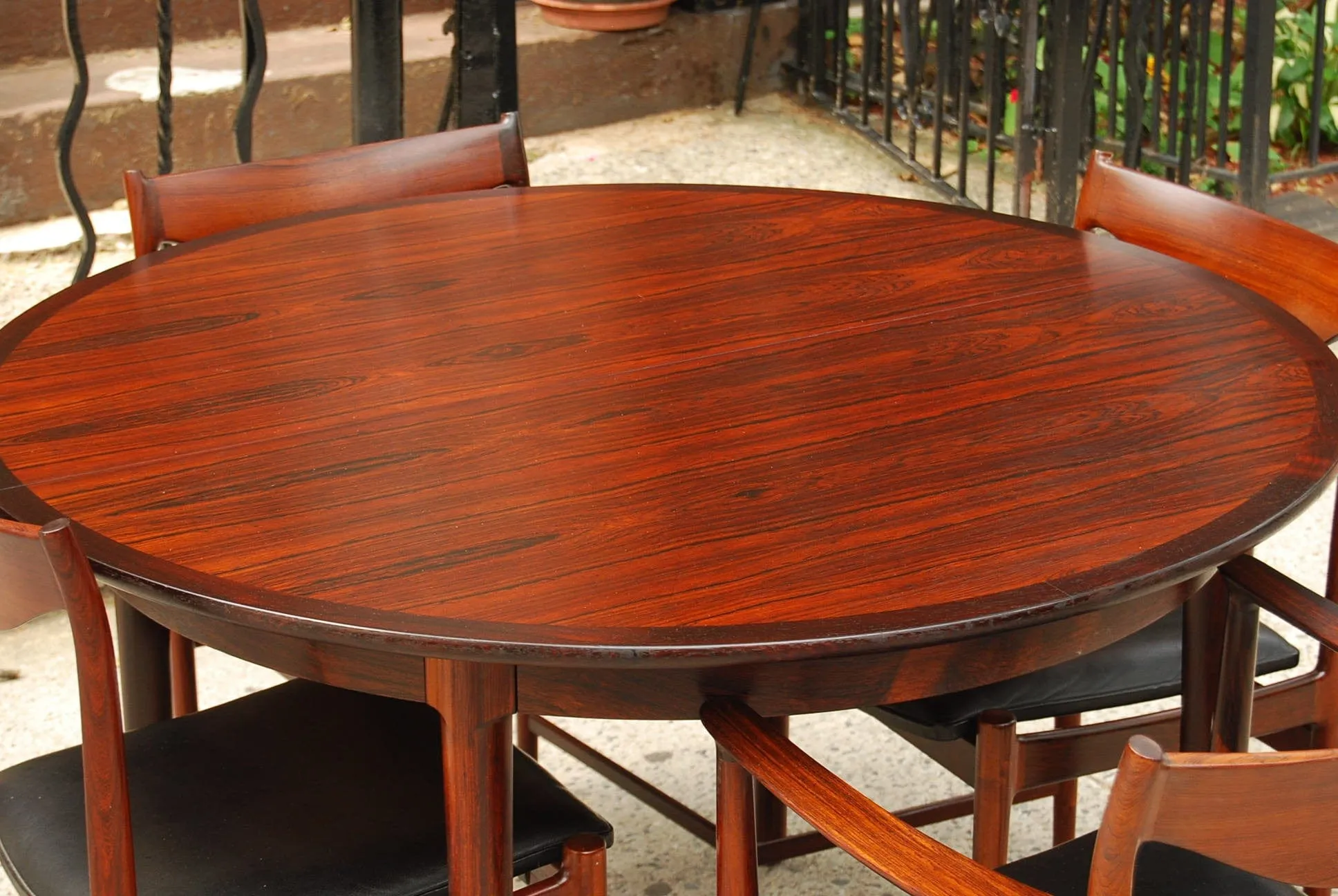 SOLD -- BRUSKBO NORWEGIAN ROSEWOOD DINING SET