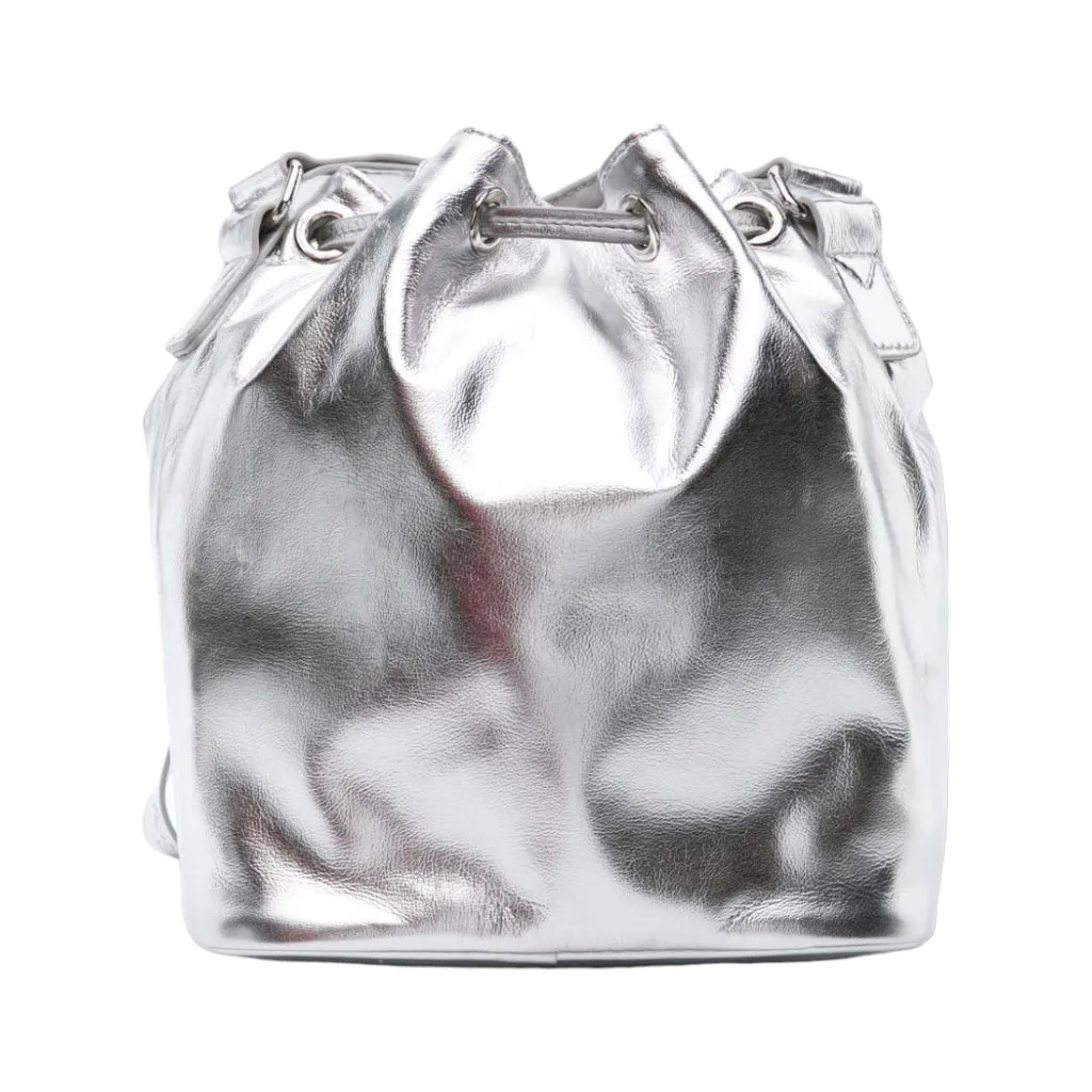 Stella McCartney Kids Star Print Metallic Bucket Bag