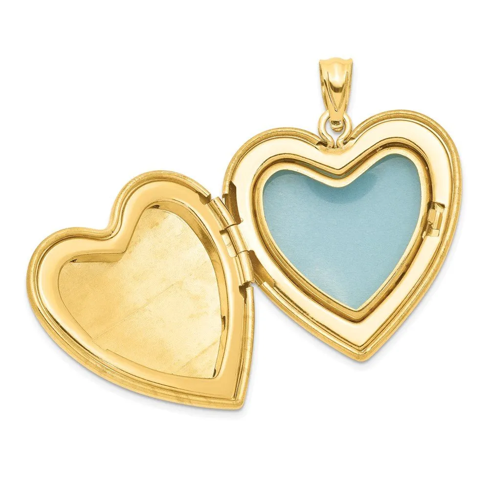 Sterling Silver Gold-tone Floral Cross Ash Holder Heart Locket - Memorial Keepsake Jewelry