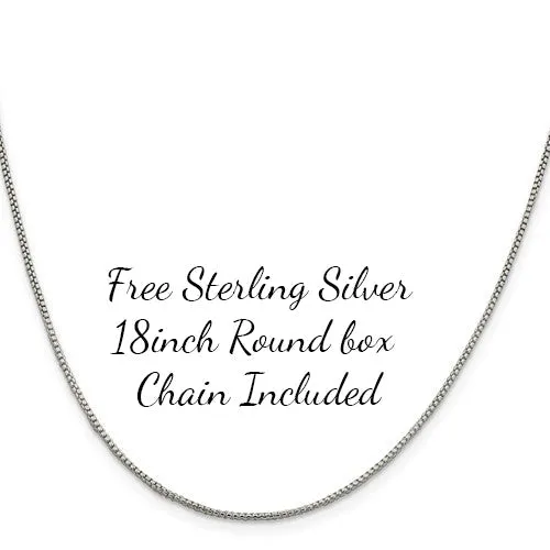 Sterling Silver Polished Cross Ash Holder Pendant - Memorial Keepsake Jewelry