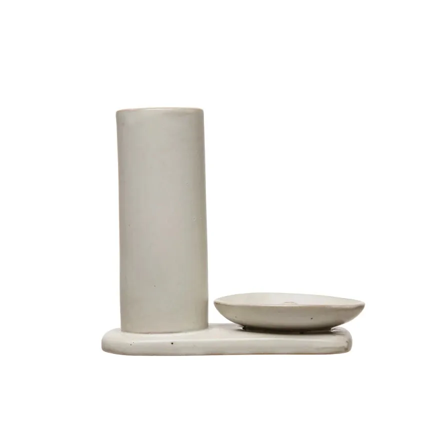 Stoneware Incense Holder