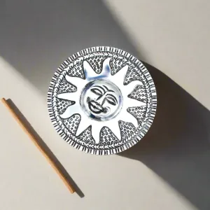 Sun Aluminum Incense Burner – Capture Positivity and Light with Every Burn