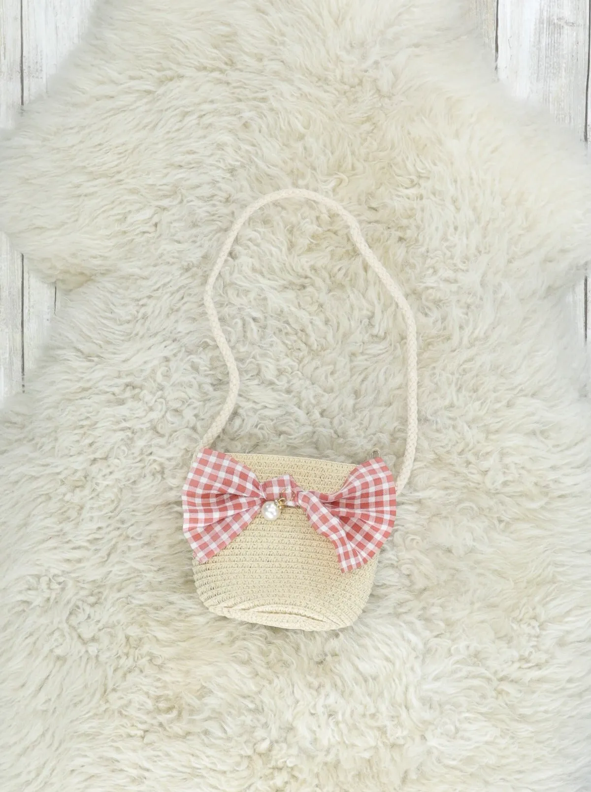 Tan Bucket Bag Purse