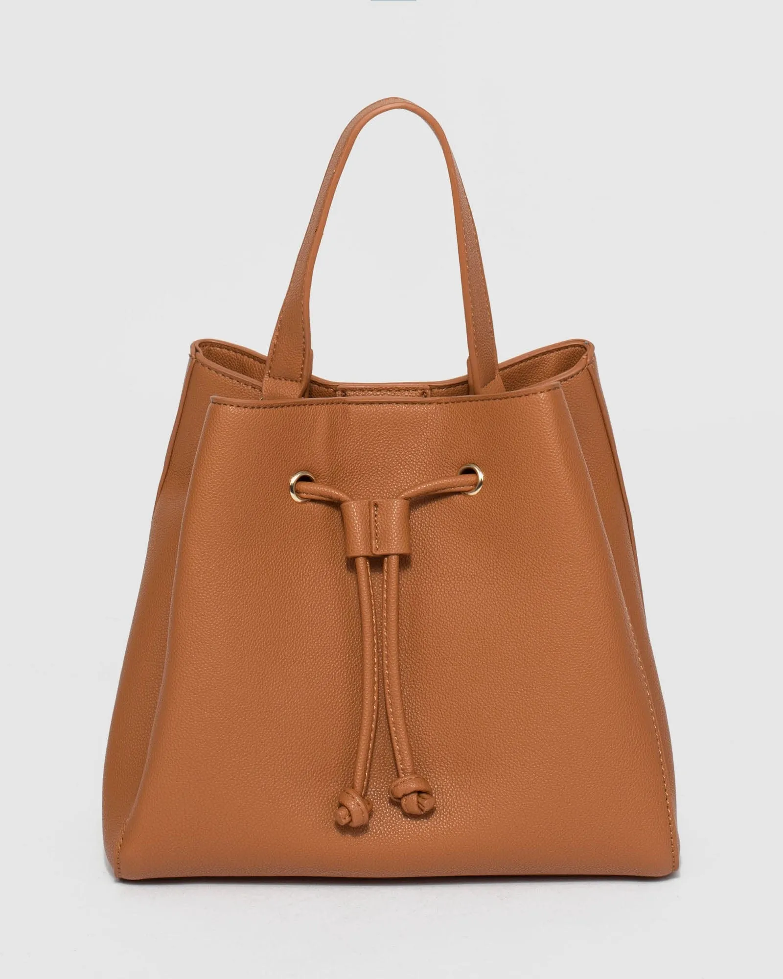 Tan Lata Bucket Bag