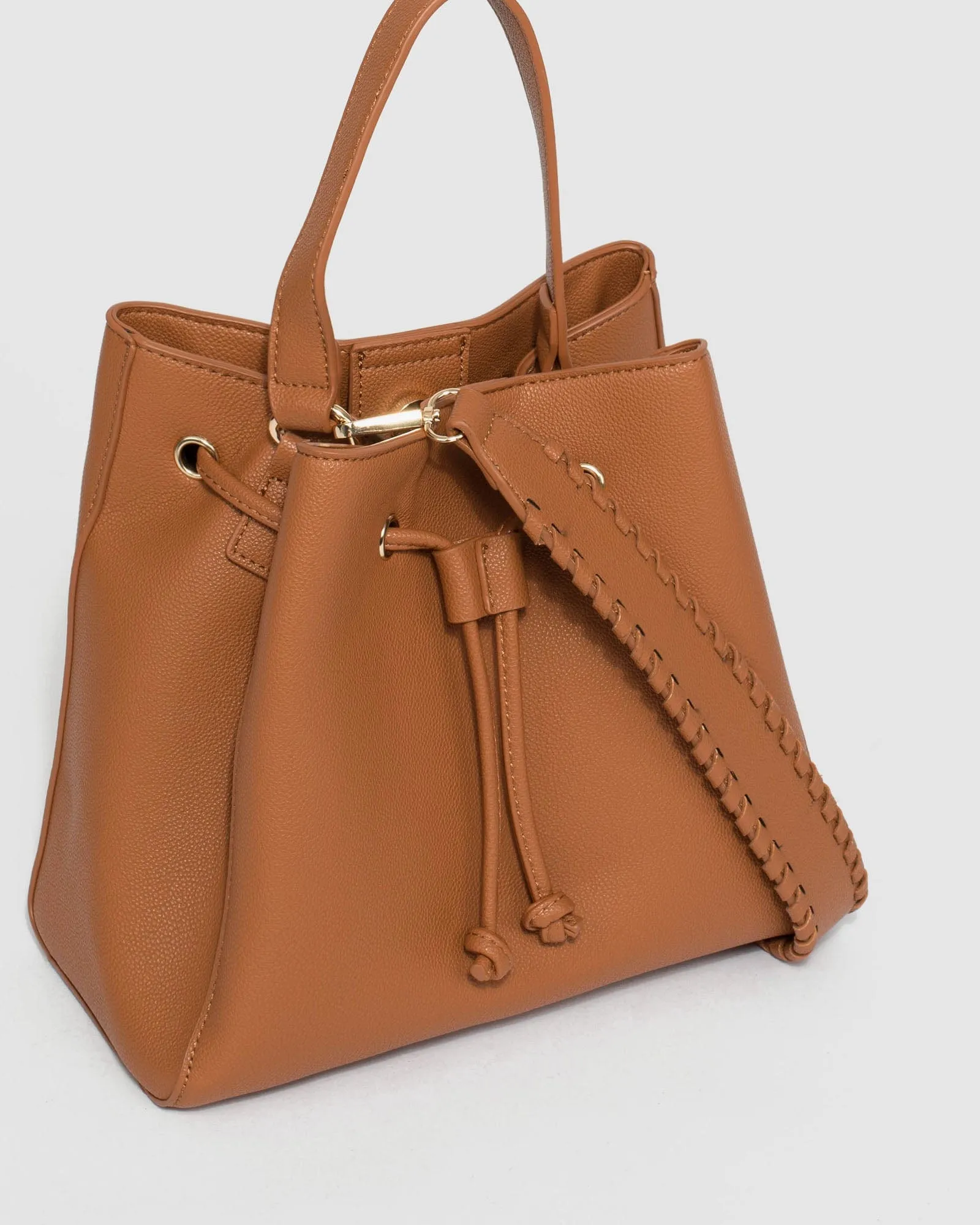Tan Lata Bucket Bag