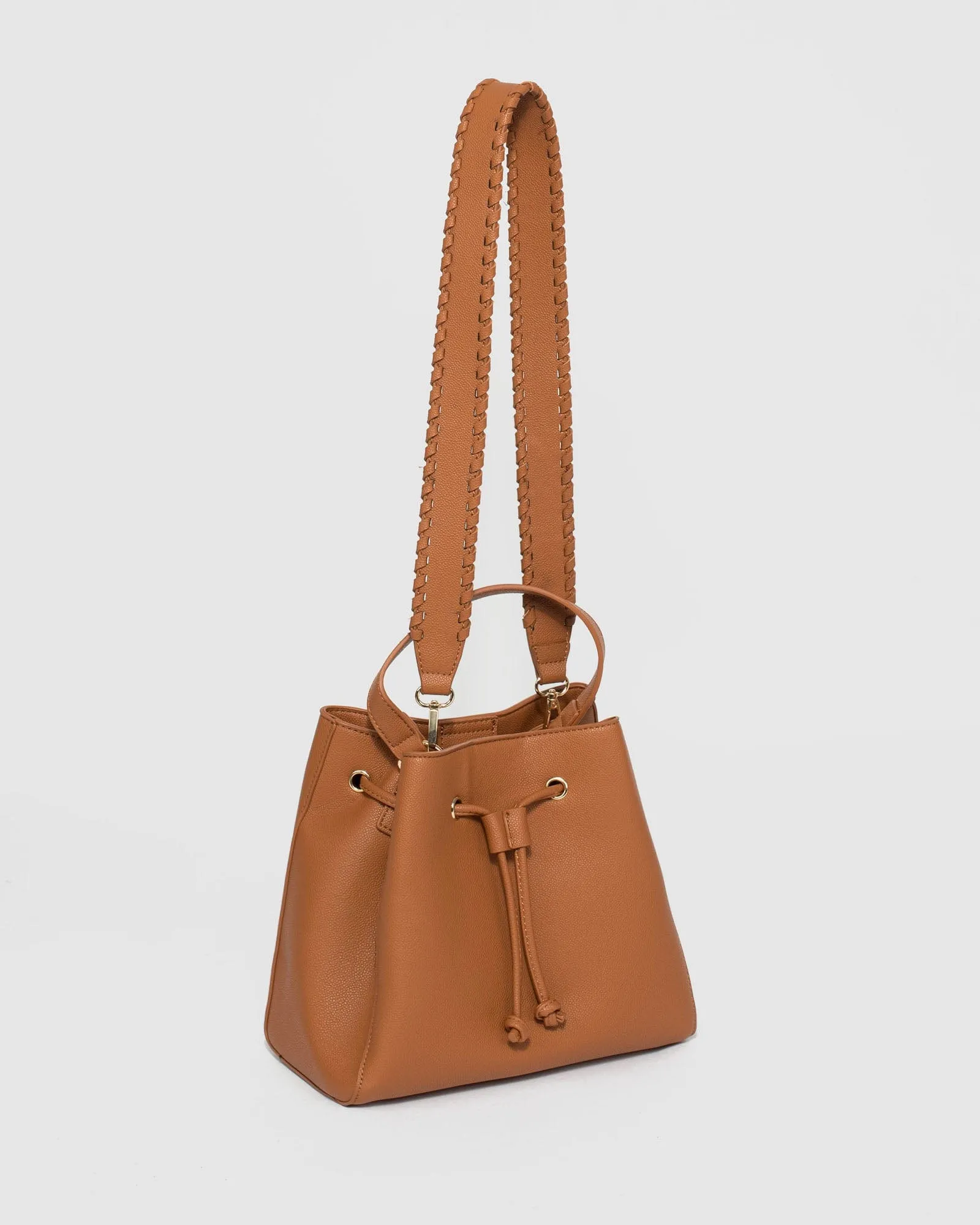 Tan Lata Bucket Bag