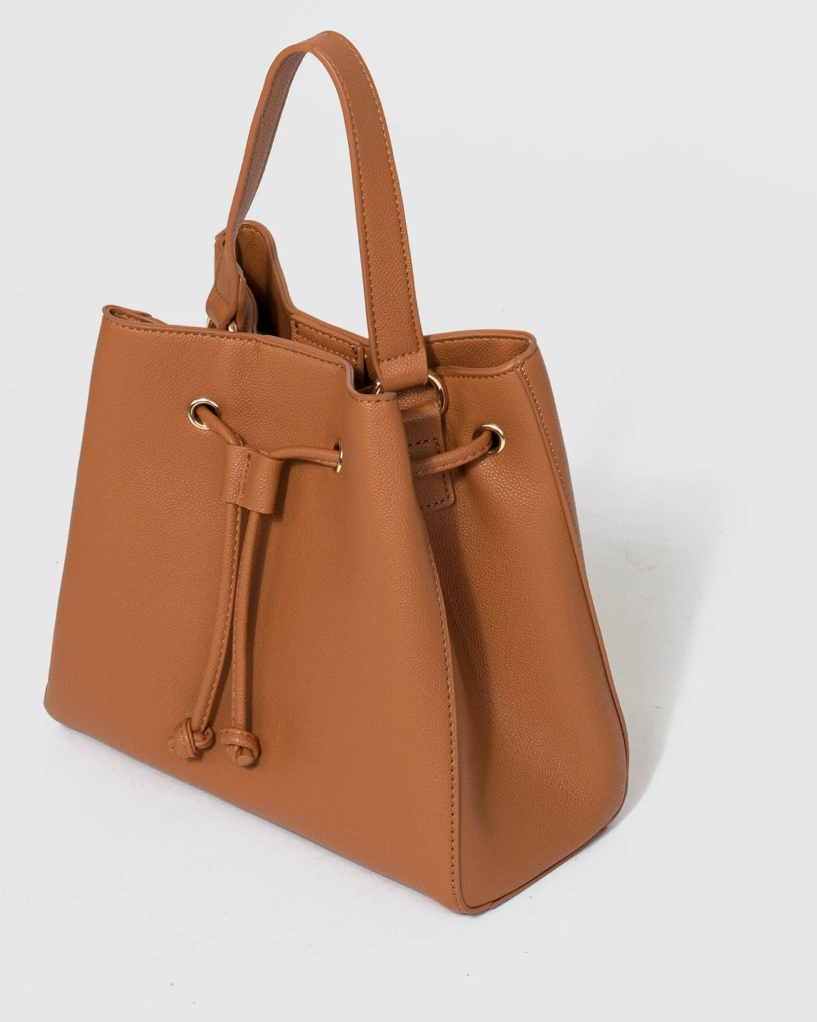 Tan Lata Bucket Bag