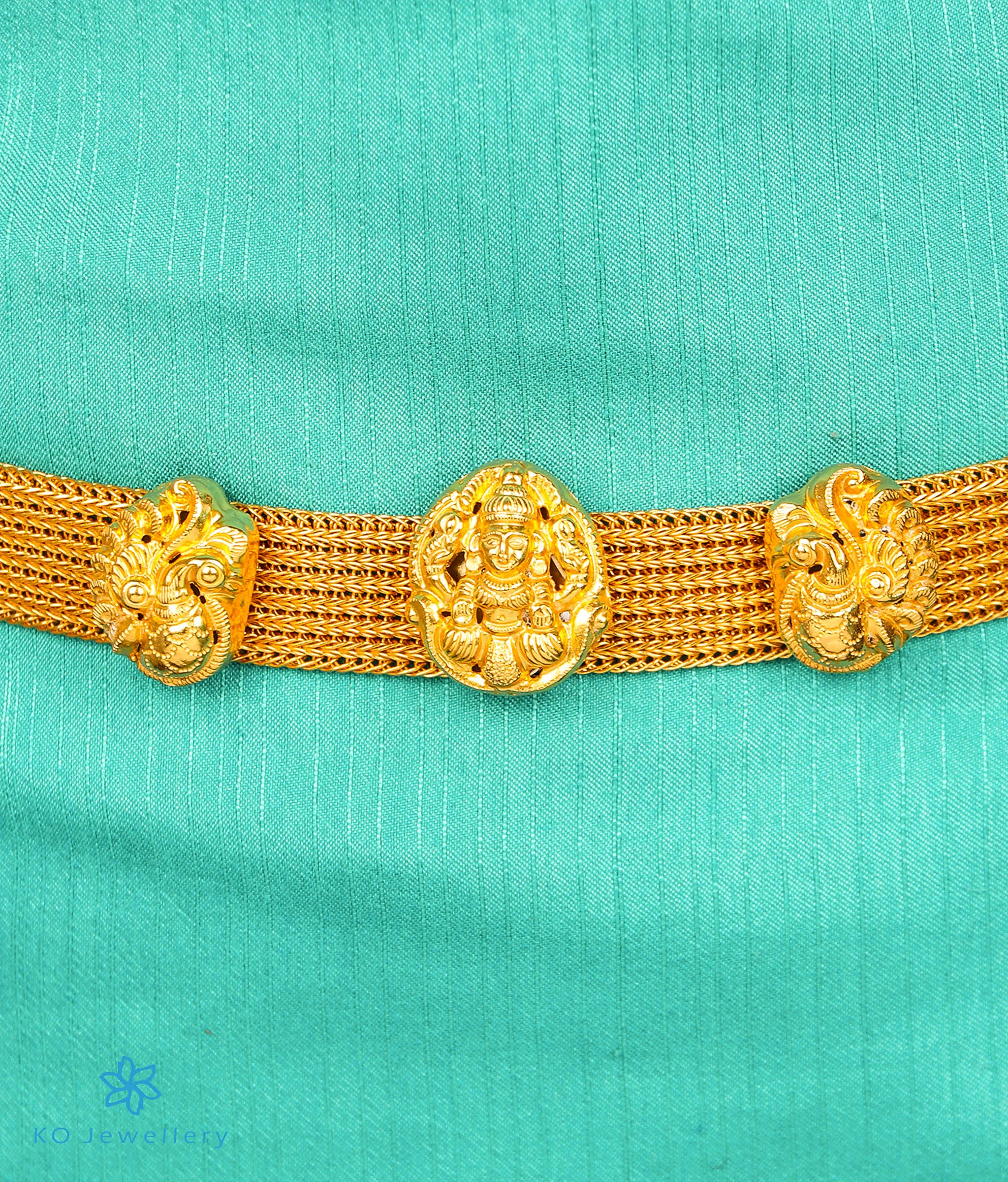 The Myra Silver Lakshmi  Bridal Waist-belt