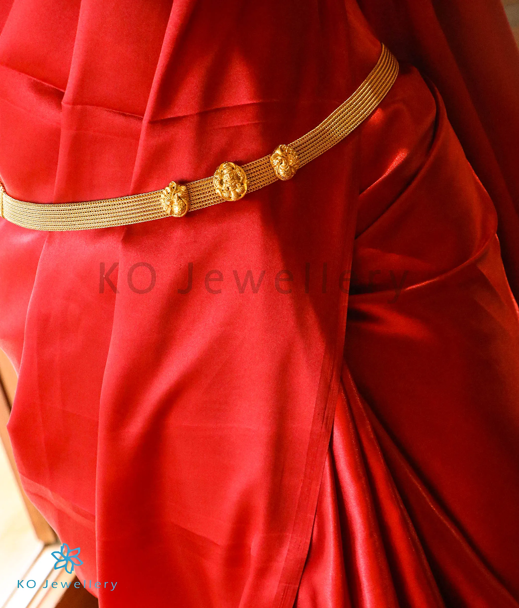 The Myra Silver Lakshmi  Bridal Waist-belt