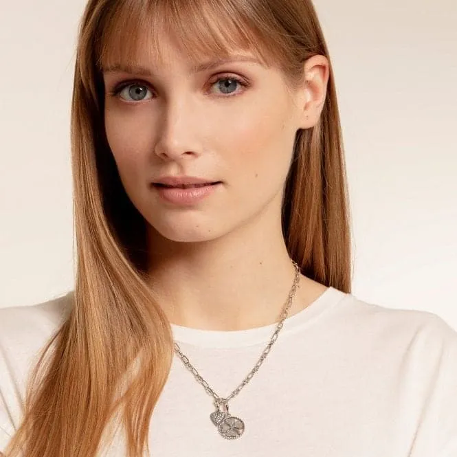 Thomas Sabo Sterling Silver Vintage Zirconia Heart Charm 1747-643-14