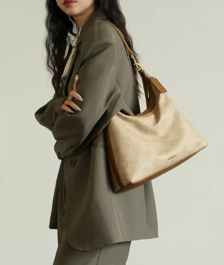 THREE GORGES auspicious clouds hobo bag