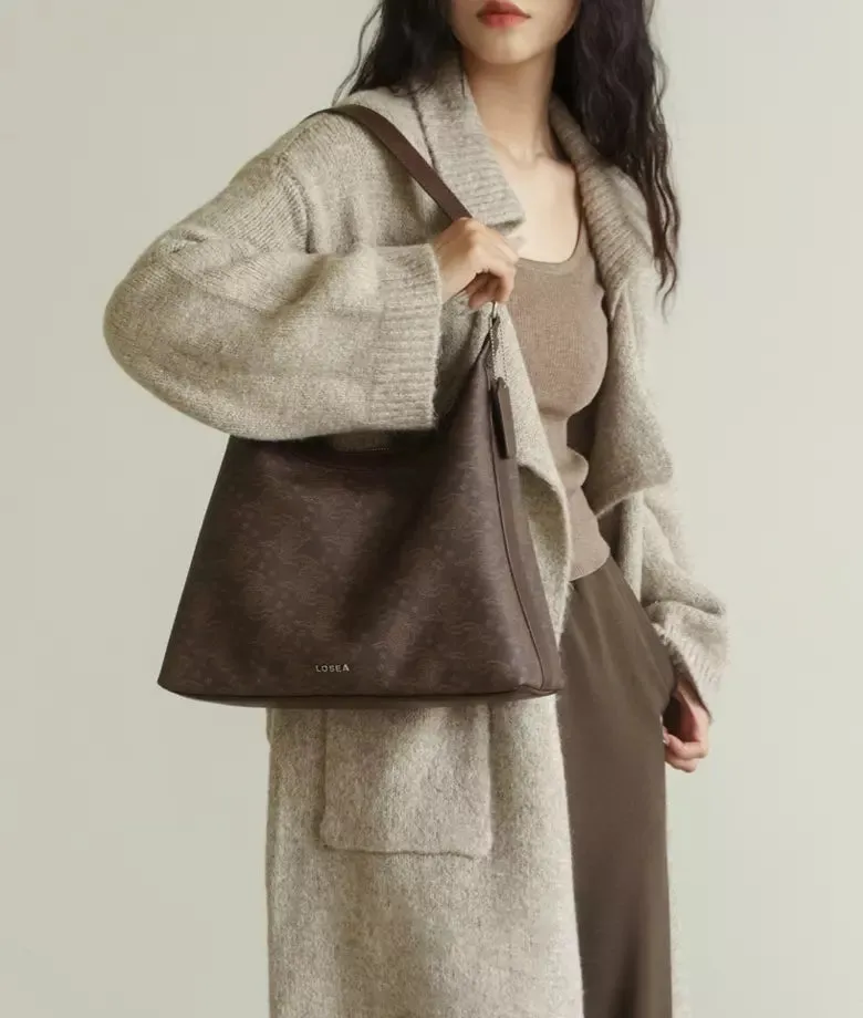THREE GORGES auspicious clouds hobo bag
