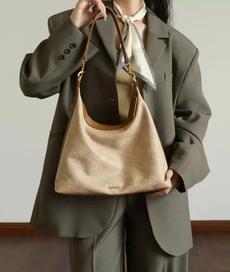 THREE GORGES auspicious clouds hobo bag