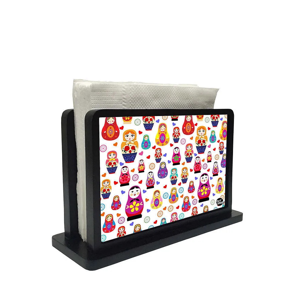 Tissue Holder Paper Napkin Stand - Babushka Dalls
