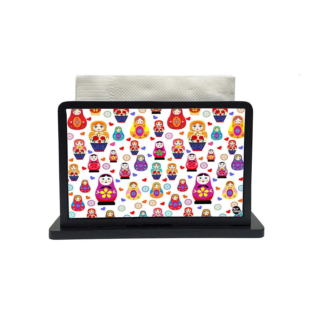 Tissue Holder Paper Napkin Stand - Babushka Dalls